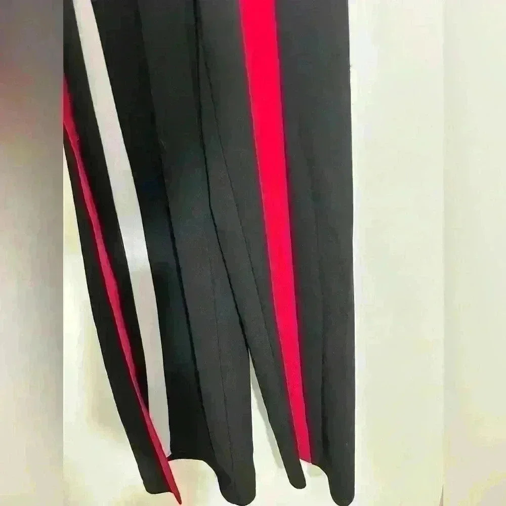 Fashion Nova Jumpsuit Open Leg High Slit Black Feminine Size XS - Picture 8 of 9